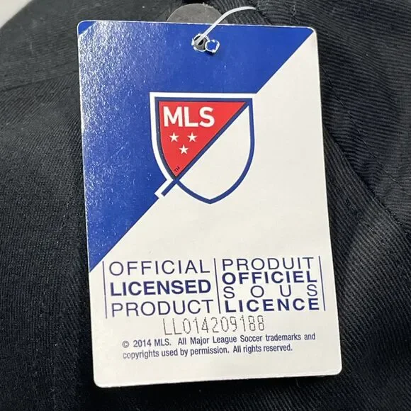 Toronto FC Hat Mens Black MLS Soccer Core Classic Adjustable Strap Cap NEW - Picture 7 of 10